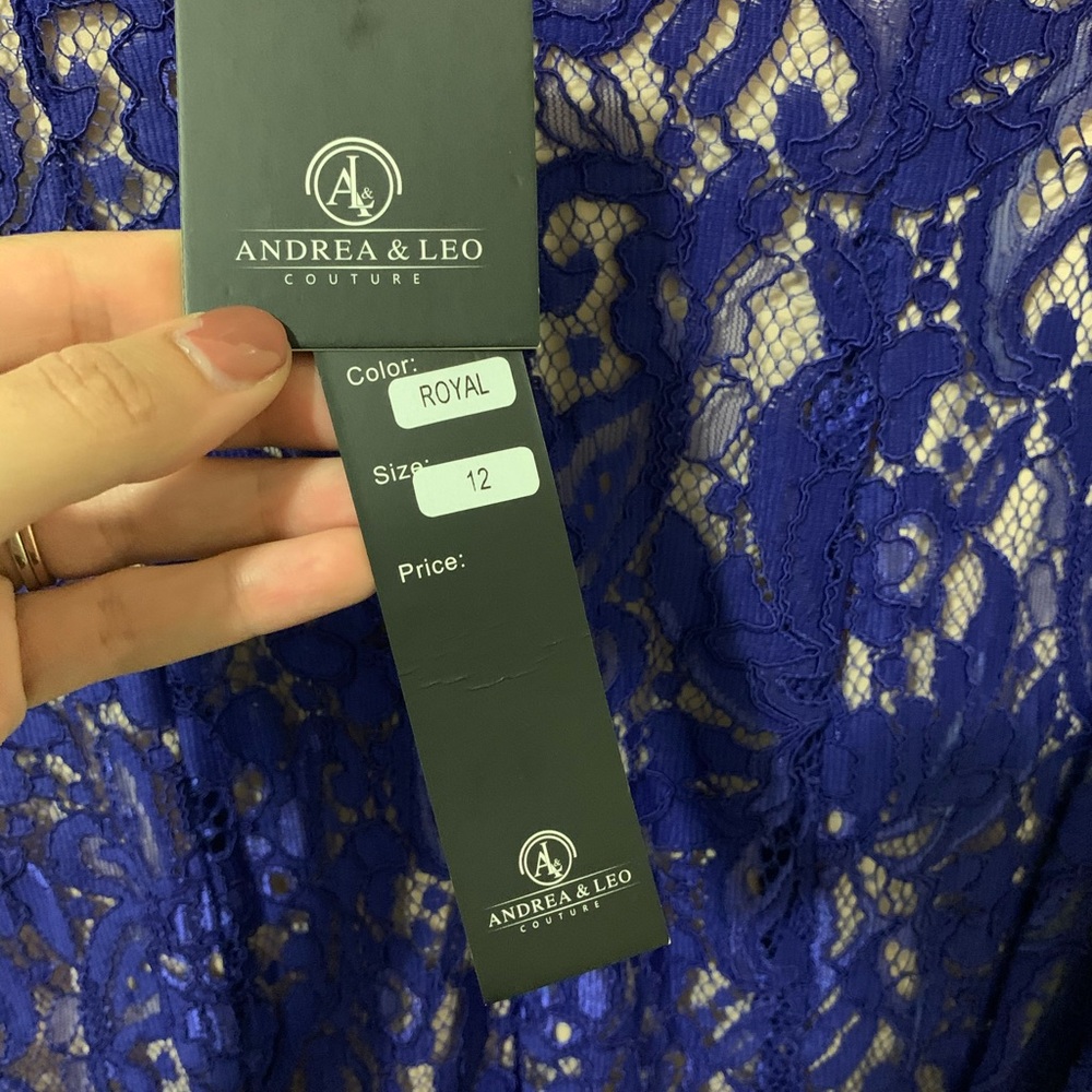 Andrea & Leo Royal Blue dress - Picture 3 of 6